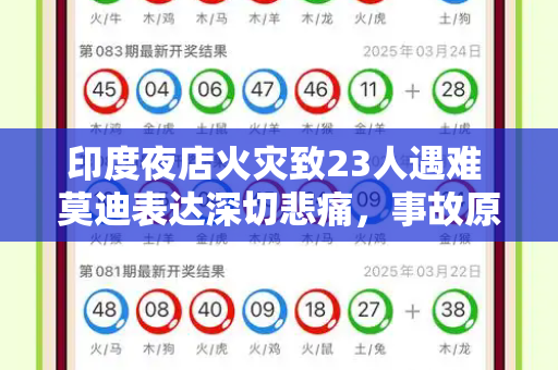 印度夜店火灾致23人遇难 莫迪表达深切悲痛,事故原因调查中和澳门生肖卡表如何查询与印度片场发生大火