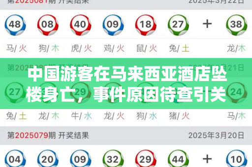 中国游客在马来西亚酒店坠楼身亡,事件原因待查引关注和澳门生肖卡表如何查询与马来西亚某酒店